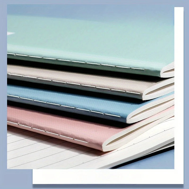 4-Pack A5 Morandi Lined Notebooks – Hardcover Journal Set
