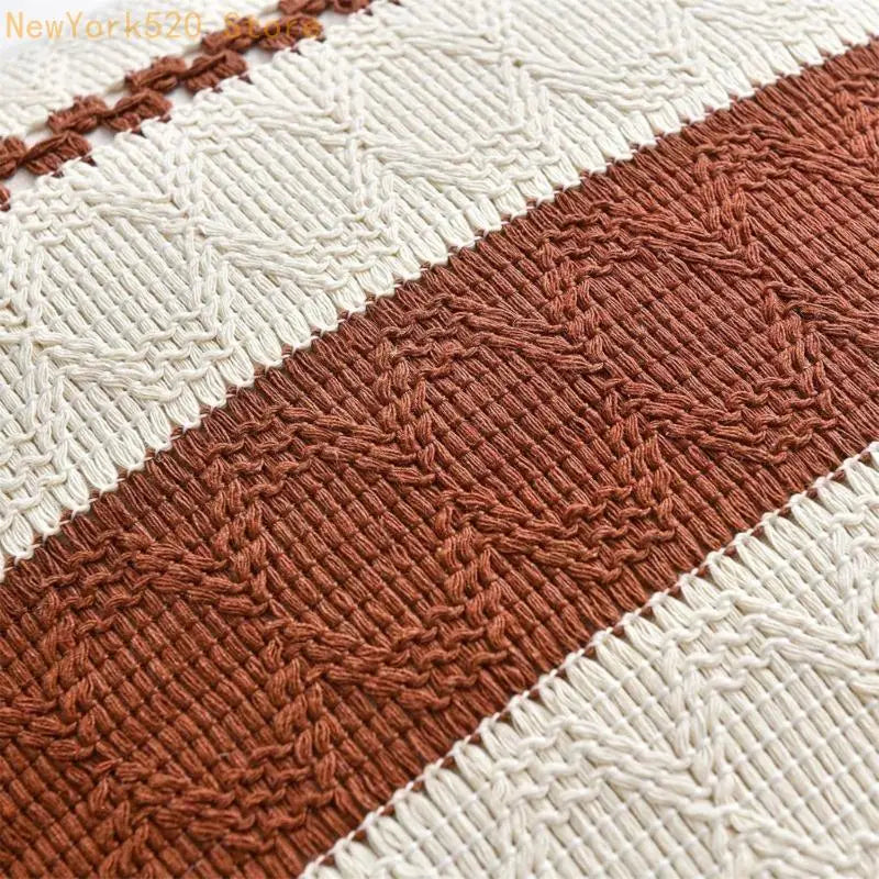 Bohemian Cotton Linen Pillow Cover | Machine Washable 45x45cm