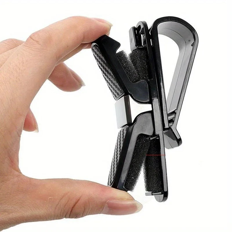 2-Pack Car Visor Sunglass Holder Clip | ABS Eyeglass Mount