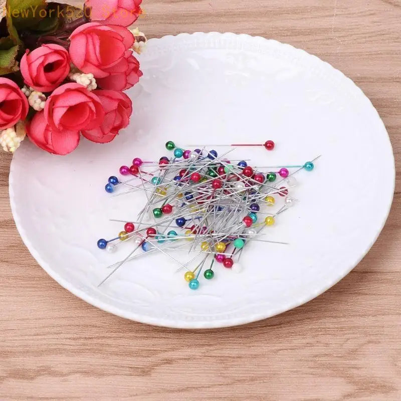 100-Piece Colorful Map Push Pins – Bulletin Board Tacks Set