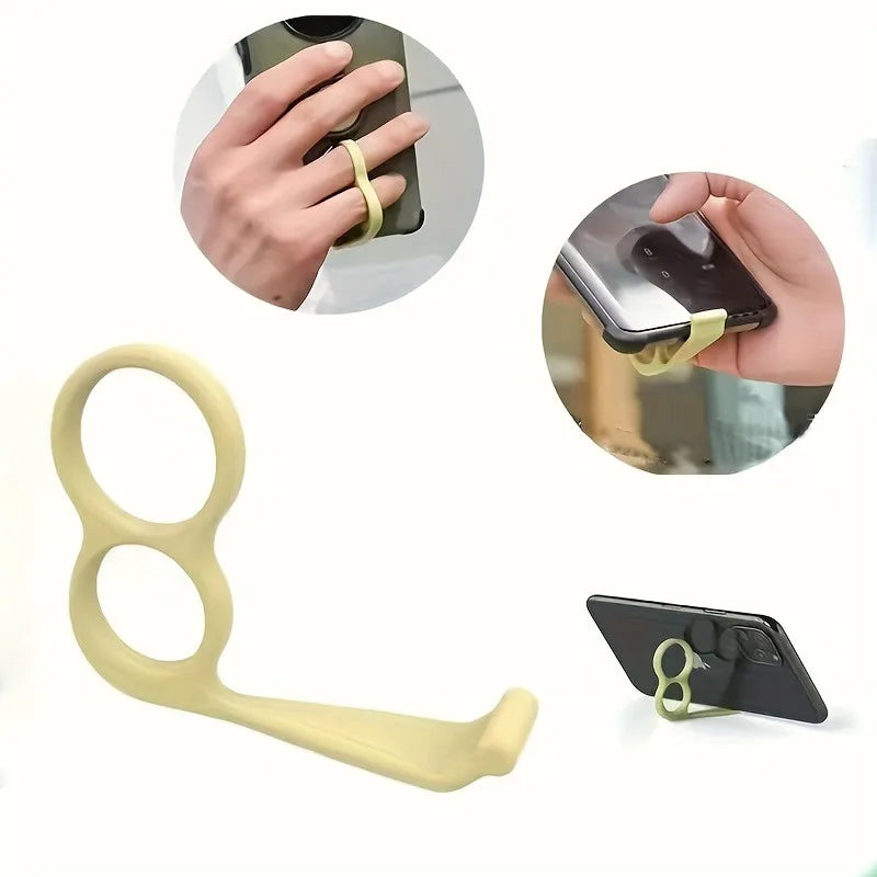 Non-Slip Phone Finger Ring Hooks for All Smartphones – 2/4 Pack