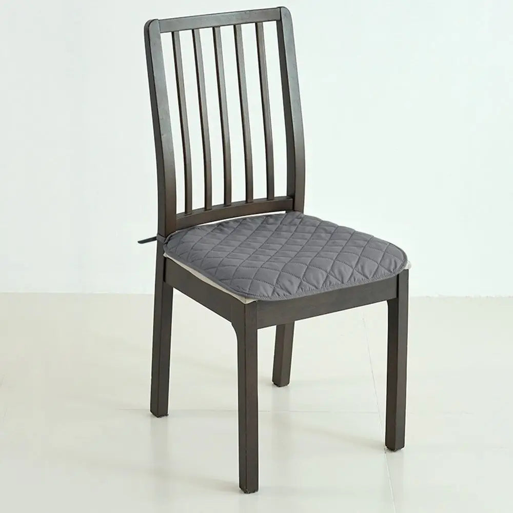 Diamond Quilted Tie-On Chair Seat Cushion 45x45cm – Home