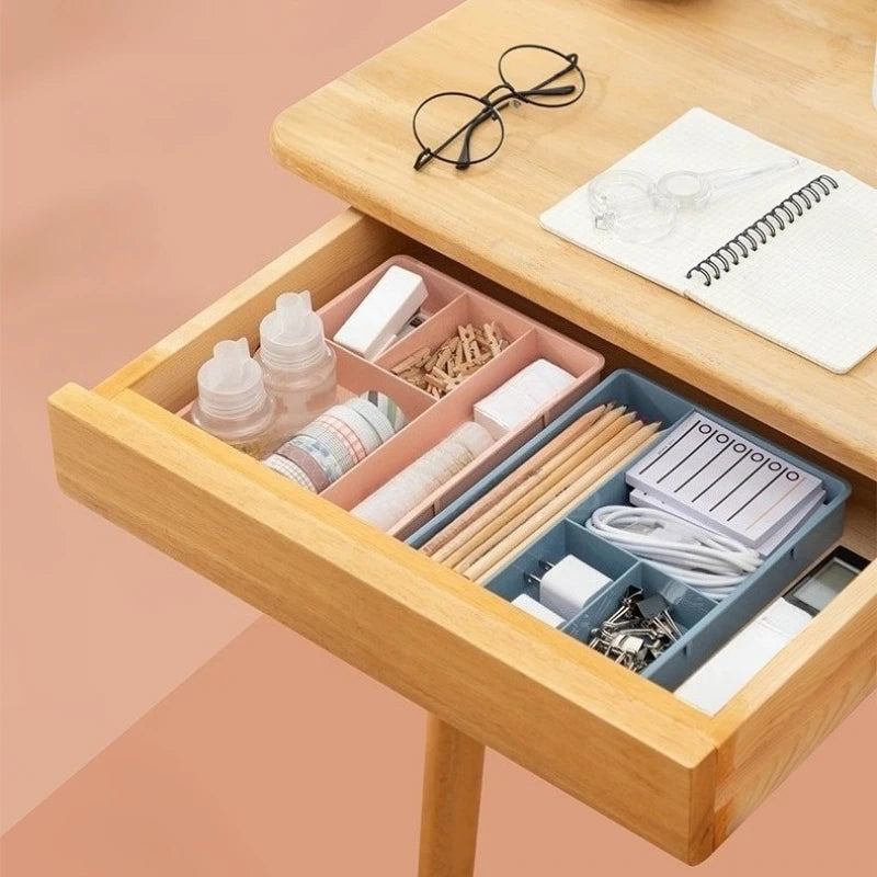 Desktop Drawer Organizer – Divided Compartments Plastic Box