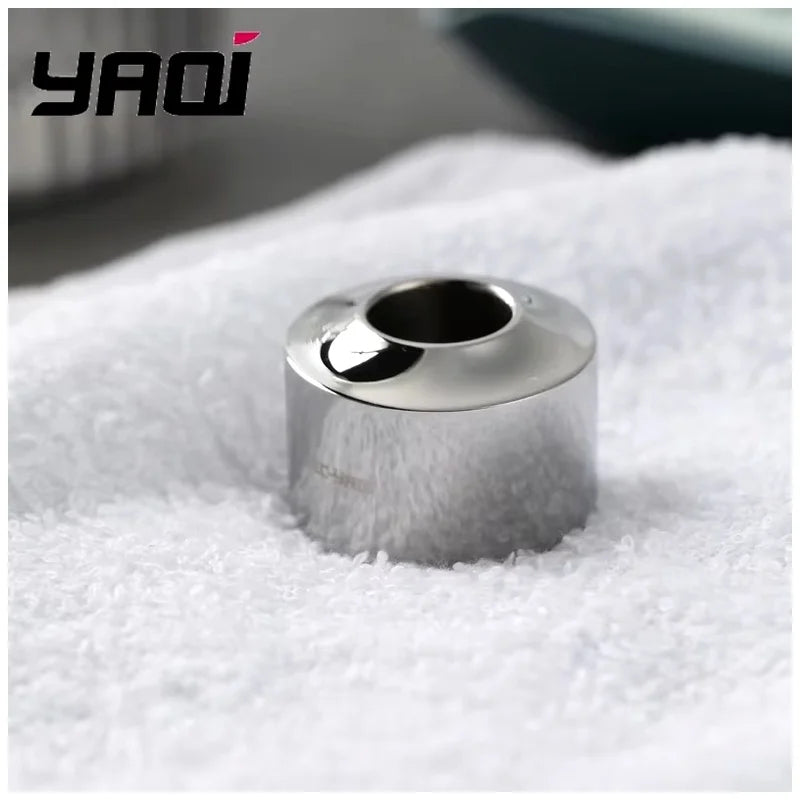 YAQI Inkwell Stainless Steel Razor Holder – Men's Shaving Stand