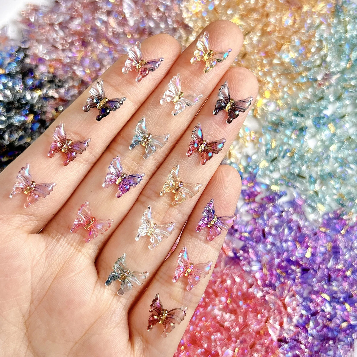 3D Dessert Nail Charms – 20PCS Resin Food Nail Art Decorations