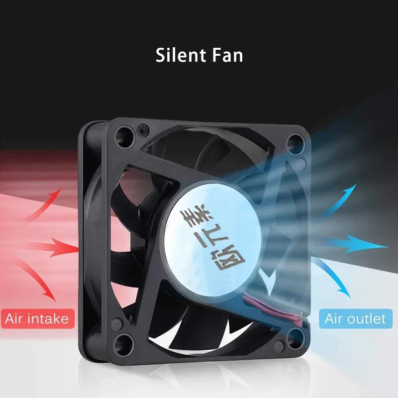 OUYUANSU 80/90/120mm Silent PC Case Fan – CPU & GPU Cooling