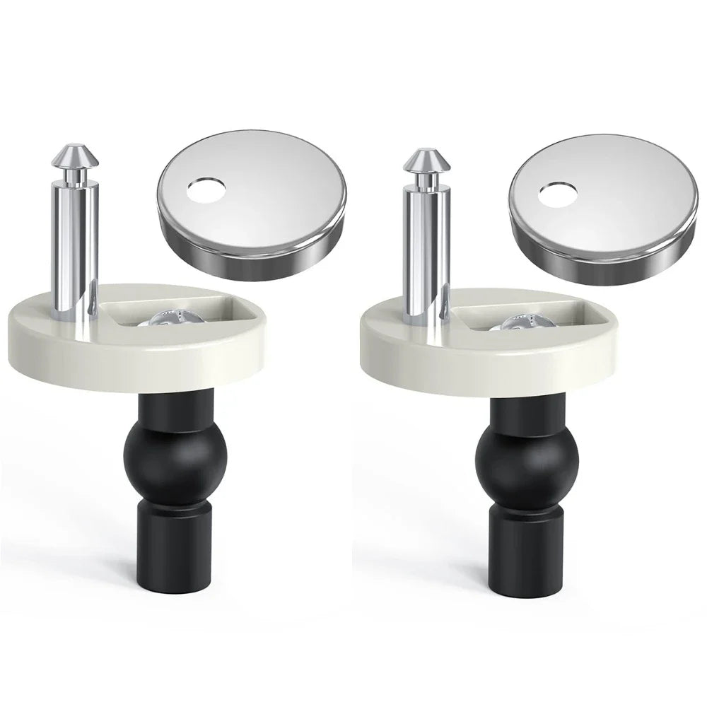 Universal Toilet Seat Bolts & Quick-Release Hinge Fixing Kit