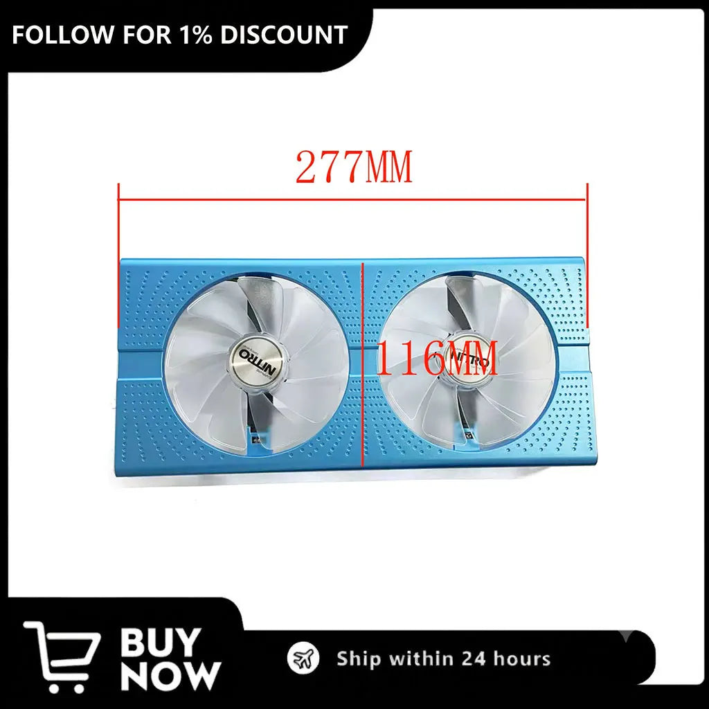 GPU Fan for Sapphire RX 580 590 8G – FD10015M12D CF1015H12D