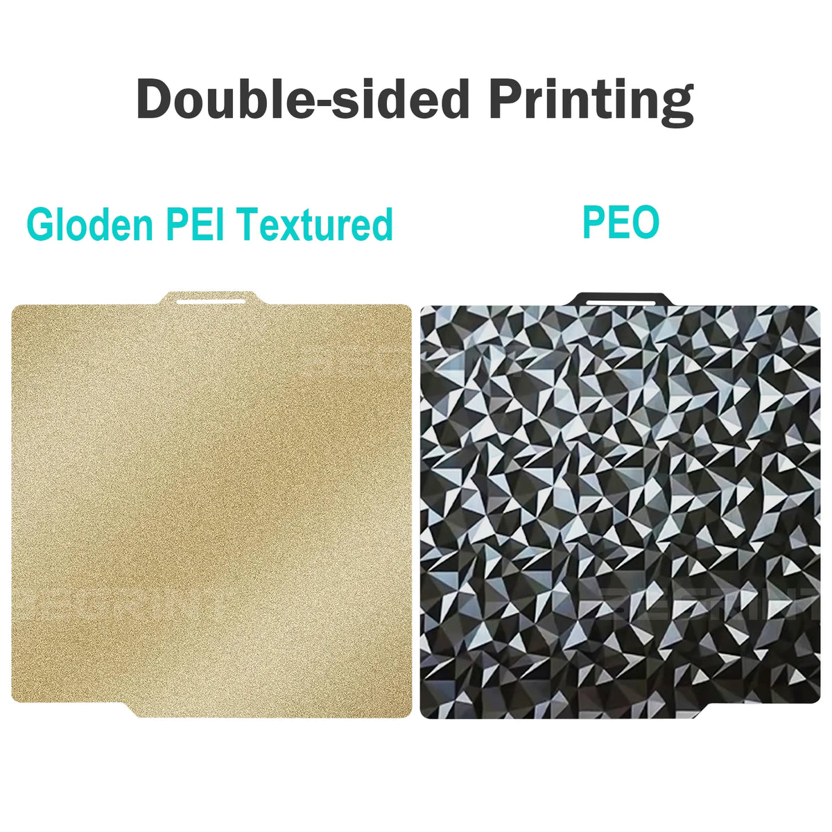 BEGRINT 257mm PEI PET PEO Build Plate for Bambu Lab X1C P1S