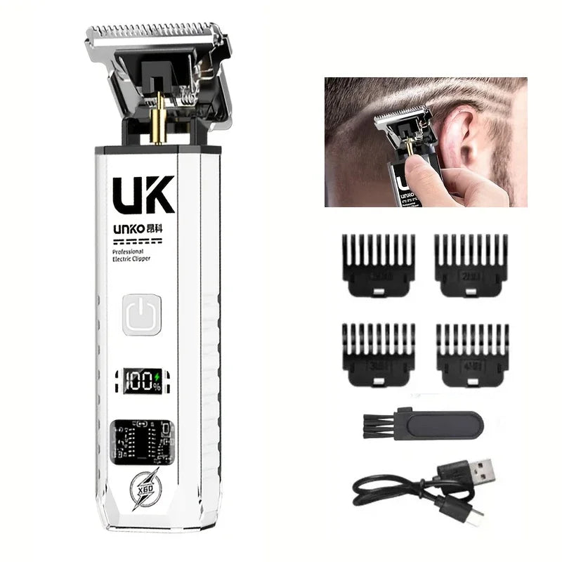 XMSJ Cordless Hair Clipper USB Fast Charging Trimmer & Shaver