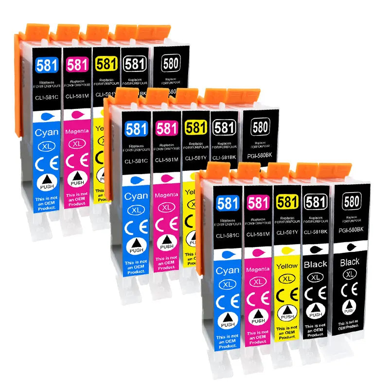 ROYEK PGI-580 XL CLI-581 XXL Compatible Canon Ink Cartridges