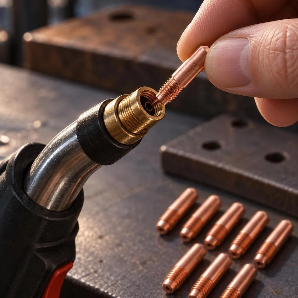 10-Pack 0.9mm Copper MIG Welding Contact Tips 0.035"