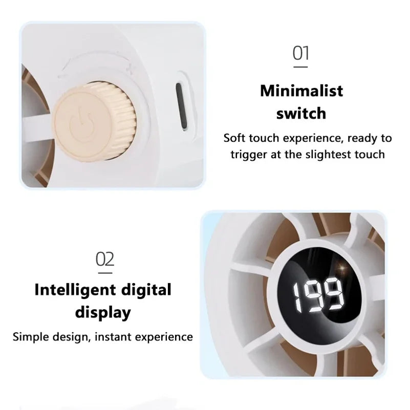 VIBE Clip-On Mini Air Cooler Fan – Bladeless & Portable