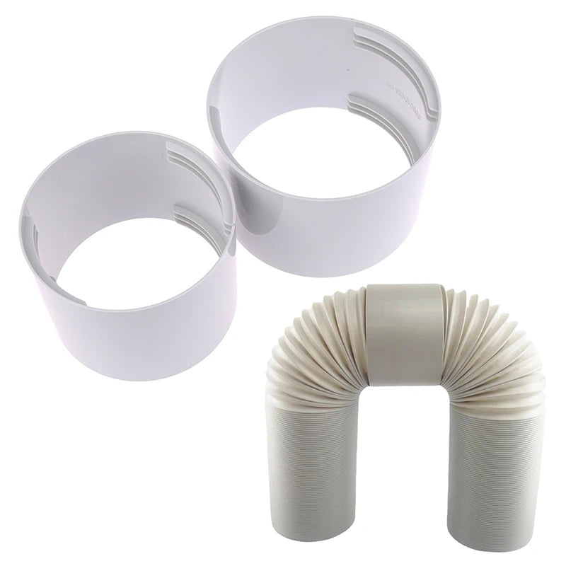 AC Exhaust Pipe Connector 130mm 150mm 360° Coupler Extender