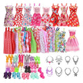 32-Piece Doll Clothes & Accessories Set – Dresses, Shoes & More