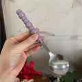 Pearl Handle Dessert Spoon – Long Stirring Spoon, 5 Colors
