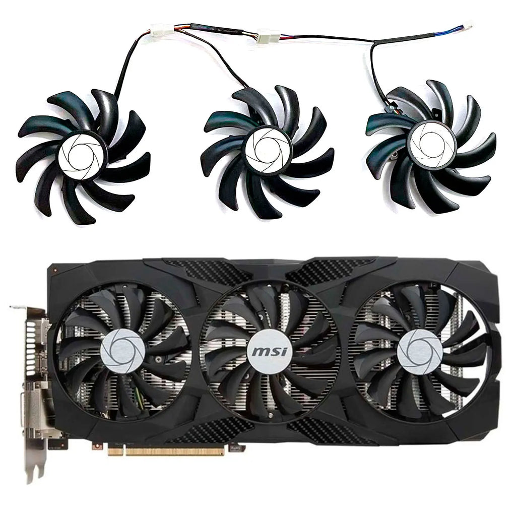 85mm 4-Pin GPU Fan PLD09210S12HH for MSI GTX DUKE Series