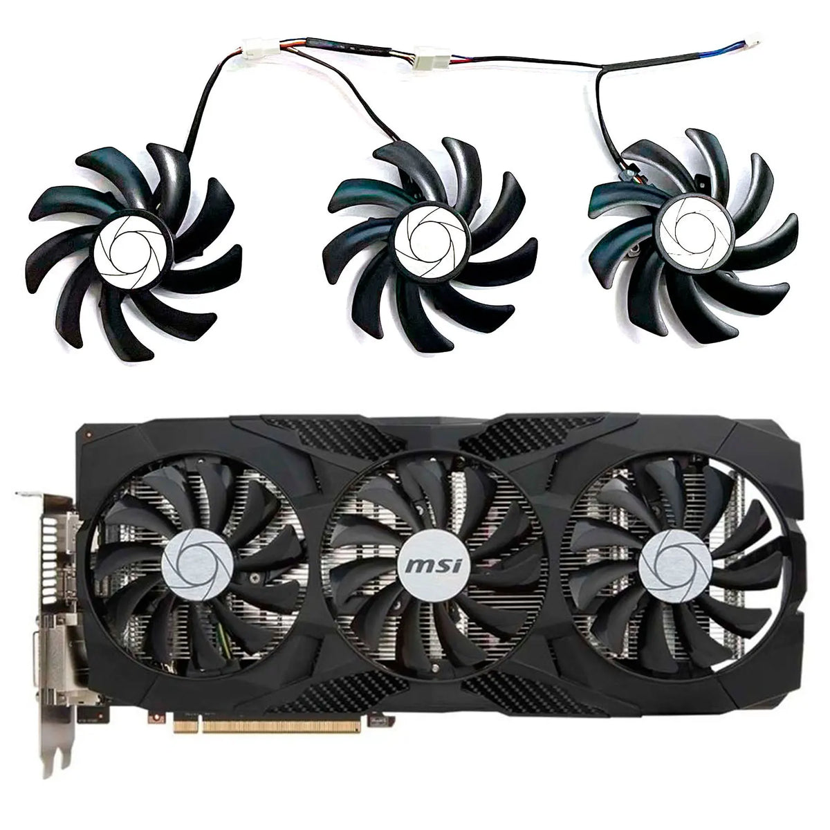 85mm 4-Pin GPU Fan PLD09210S12HH for MSI GTX DUKE Series