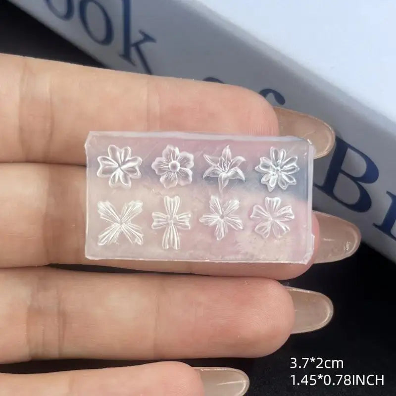3D Silicone Flower Nail Mold – DIY Floral Nail Art Template