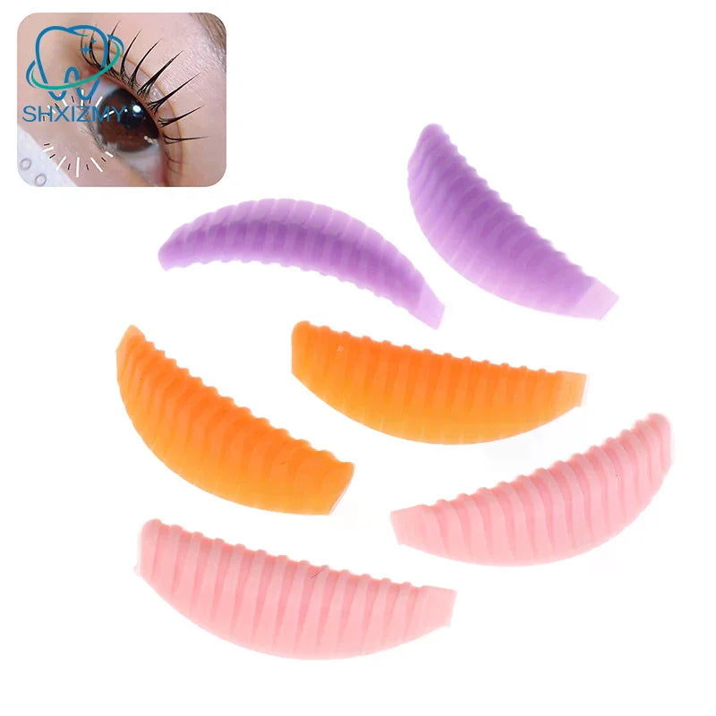 4 Pairs Reusable Silicone Eyelash Lifting Pads | Lash Perm Rods