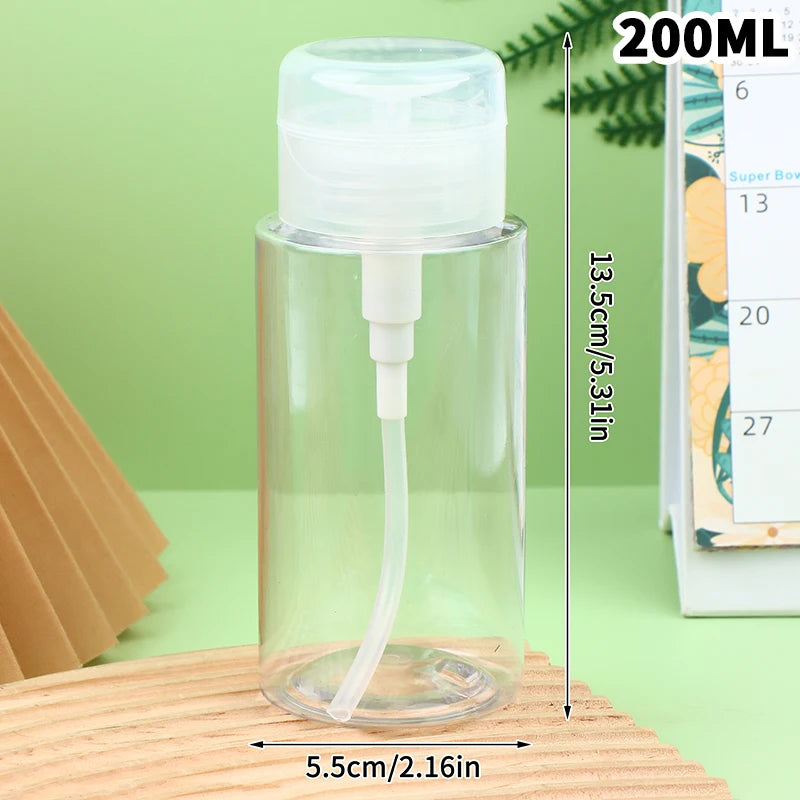 Refillable Pump Dispenser Bottle 100–300ml | Makeup & Nail