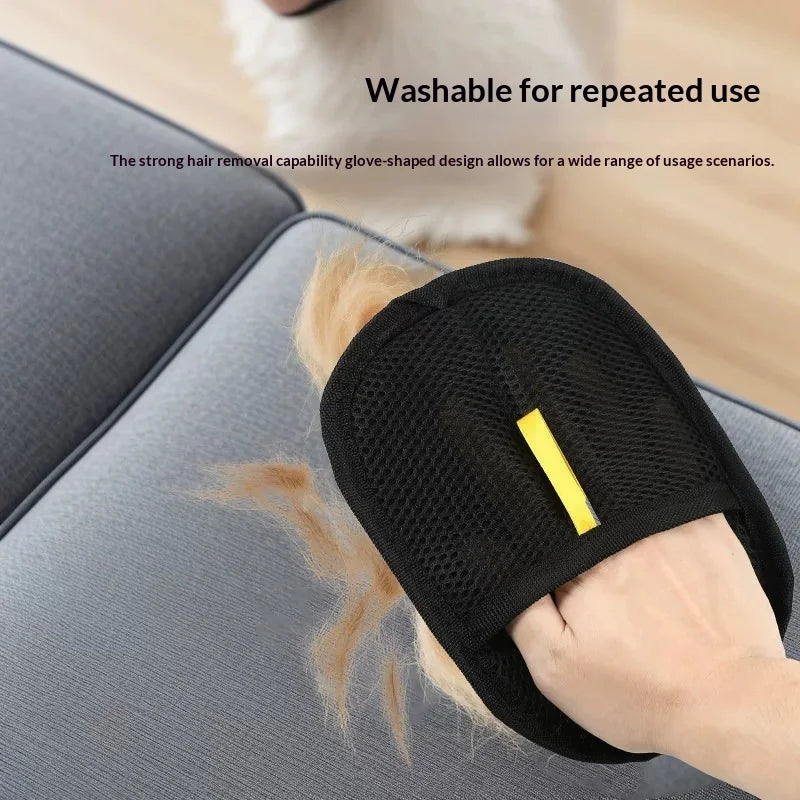 Electrostatic Pet Hair Removal Glove – Reusable Grooming Mitt
