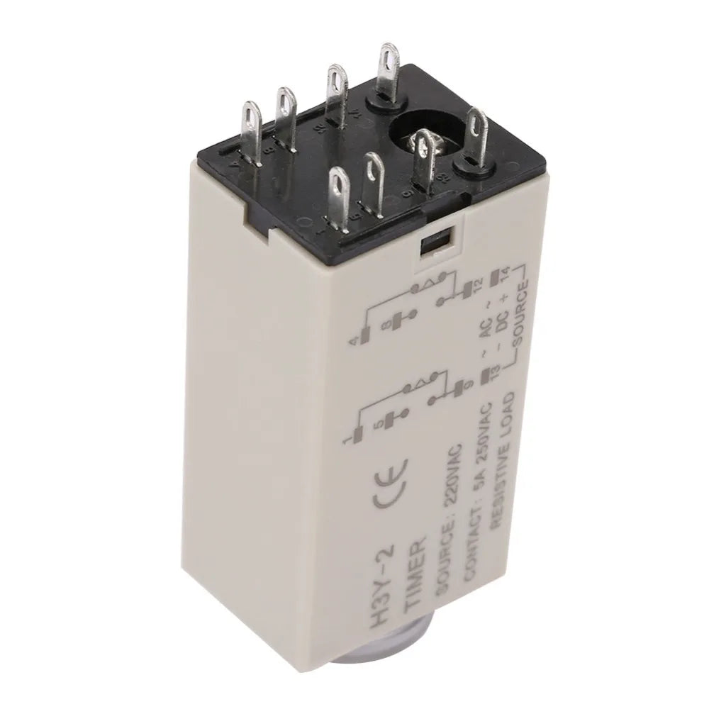 H3Y-2 Delay Timer Relay AC 220V 10s 8-Pin Time Relay