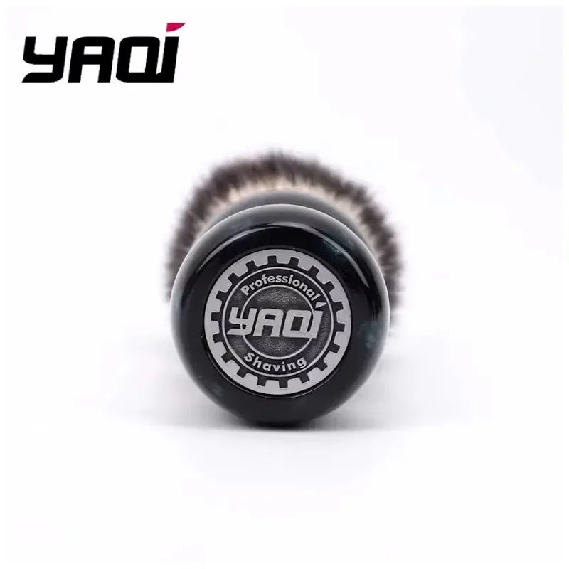 YAQI Night Emerald 26mm Synthetic Wet Shaving Brush – Resin Handle