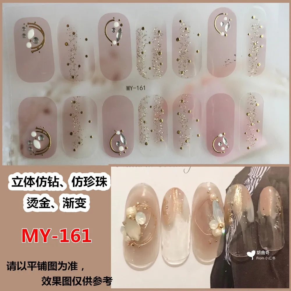 3D DIY Nail Art Stickers – Colorful Gel Manicure Decals