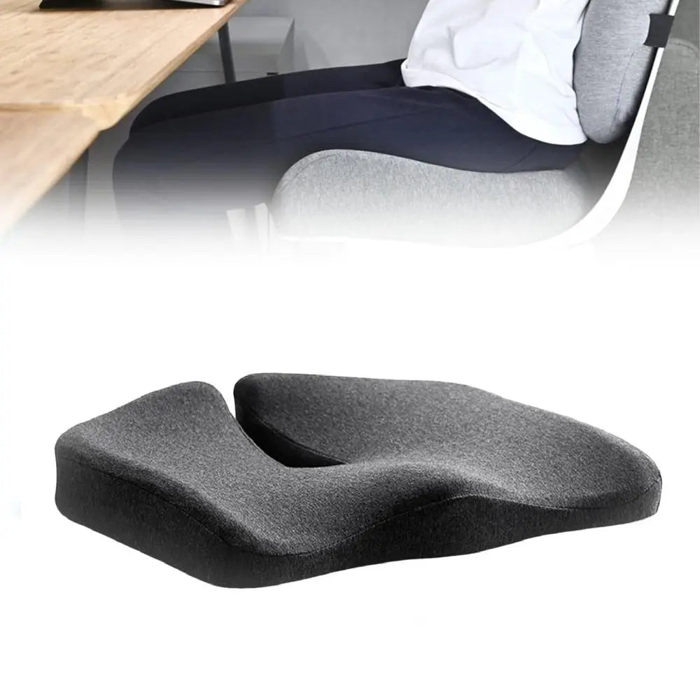 Memory Foam Seat Cushion – Non-Slip Ergonomic Chair & Car Pad