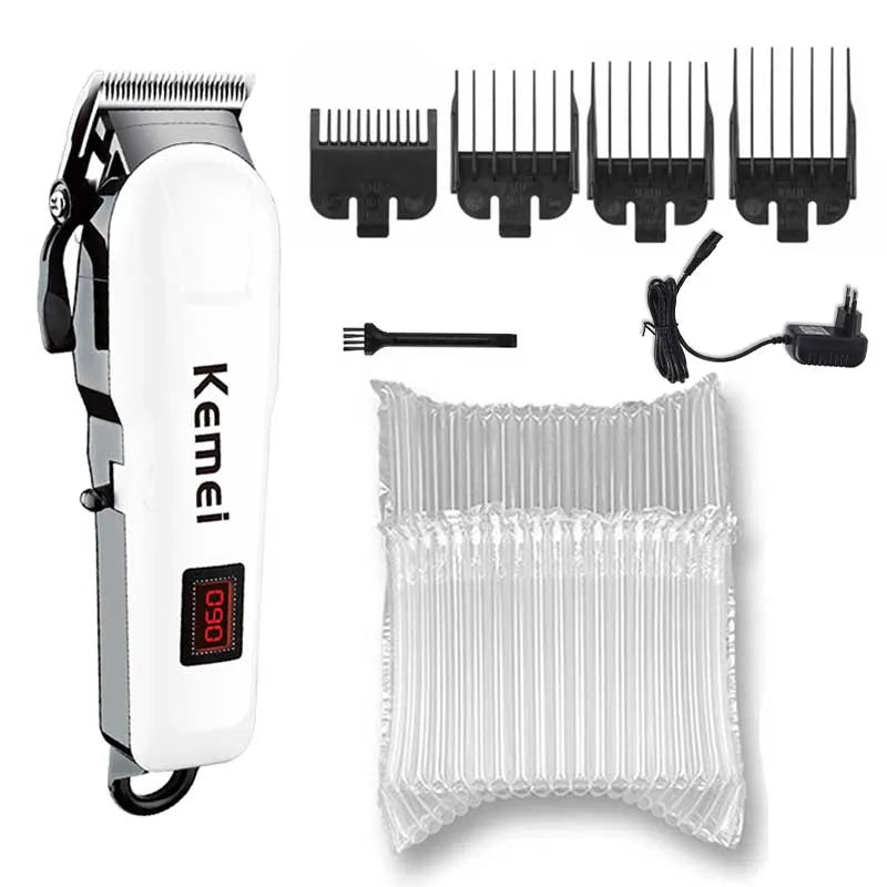 Kemei Rechargeable Hair Clipper & Beard Trimmer for Men