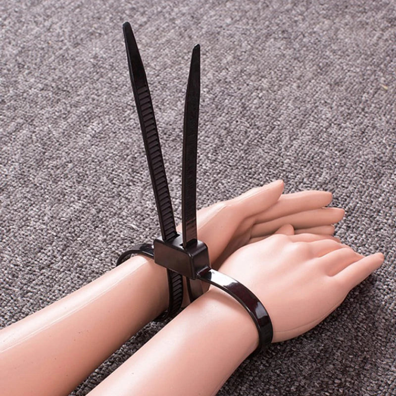 Nylon Flex Cuff Disposable Zip Tie Cable – Tough & Portable
