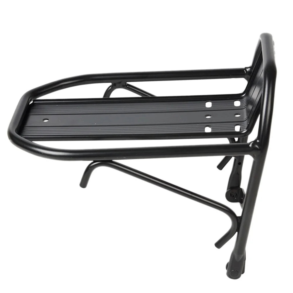 Aluminum Bike Front Rack 10KG Cargo Pannier for 24–28" Bikes