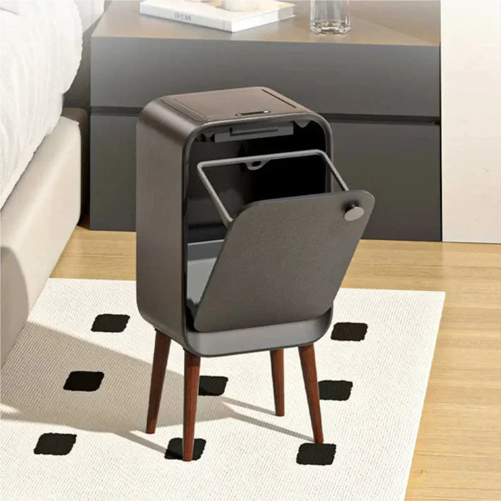 20L Smart Sensor Trash Can with Lid – Stainless Steel Bin