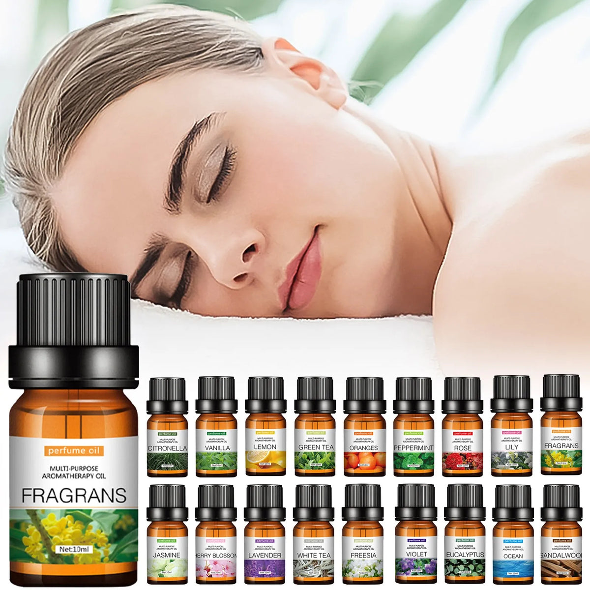 Water-Soluble Aromatherapy Oil 10ml – Humidifier & Diffuser