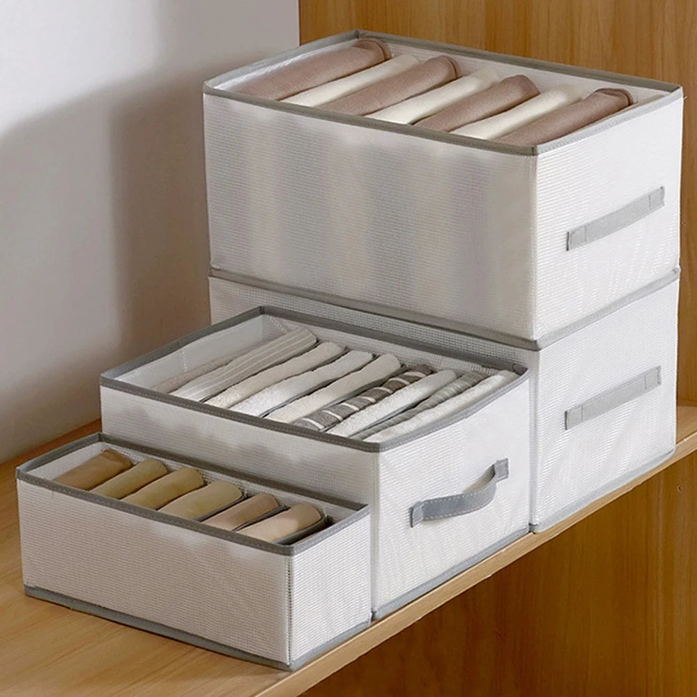 Clothes Storage Box Drawer Divider Organizer for Wardrobe