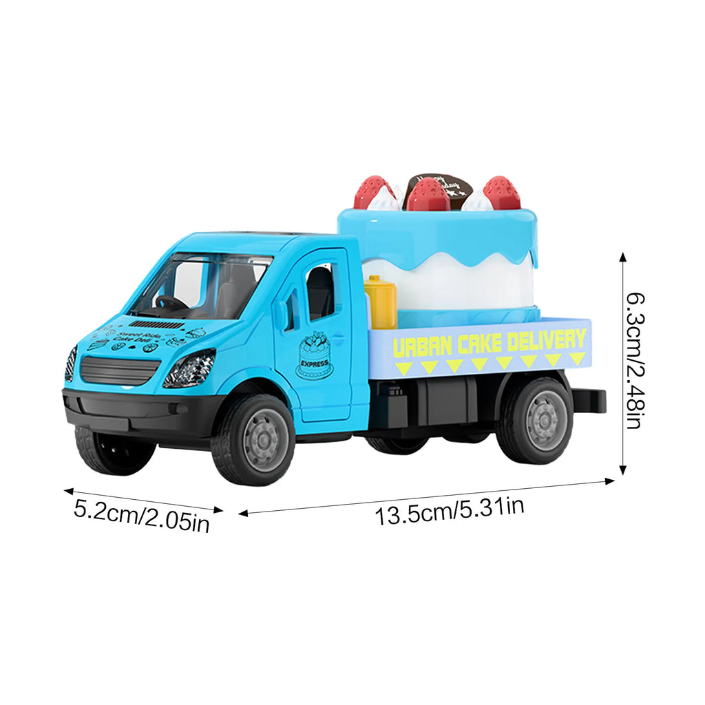 Mini Pull-Back Inertia Toy Car – Cake Topper & Kids Play