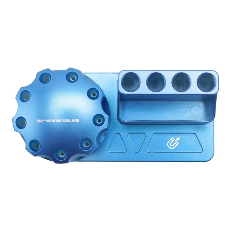 360° Rotating Screwdriver Storage Rack – Magnetic Tool Organizer