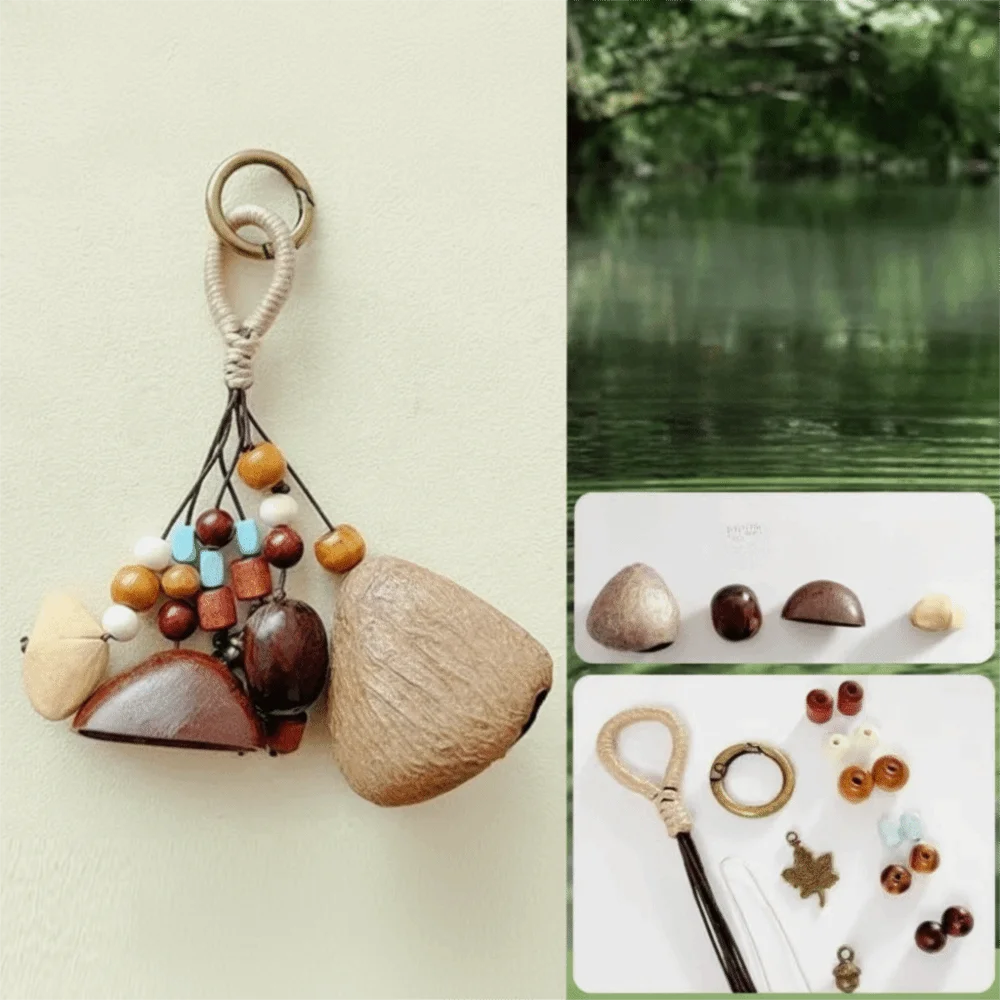 Natural Nut Shell Wind Chimes DIY Kit – Garden & Yoga Decor