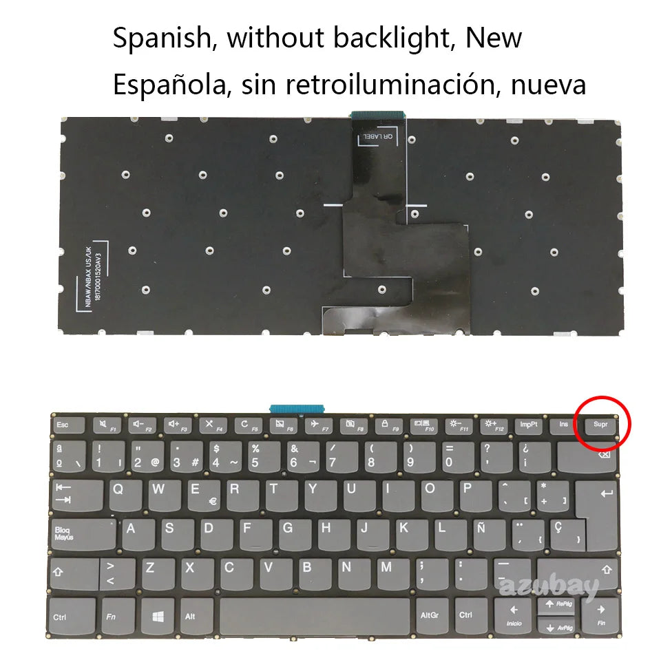 Replacement Keyboard for Lenovo IdeaPad 3-14 Series – US UK LA SP