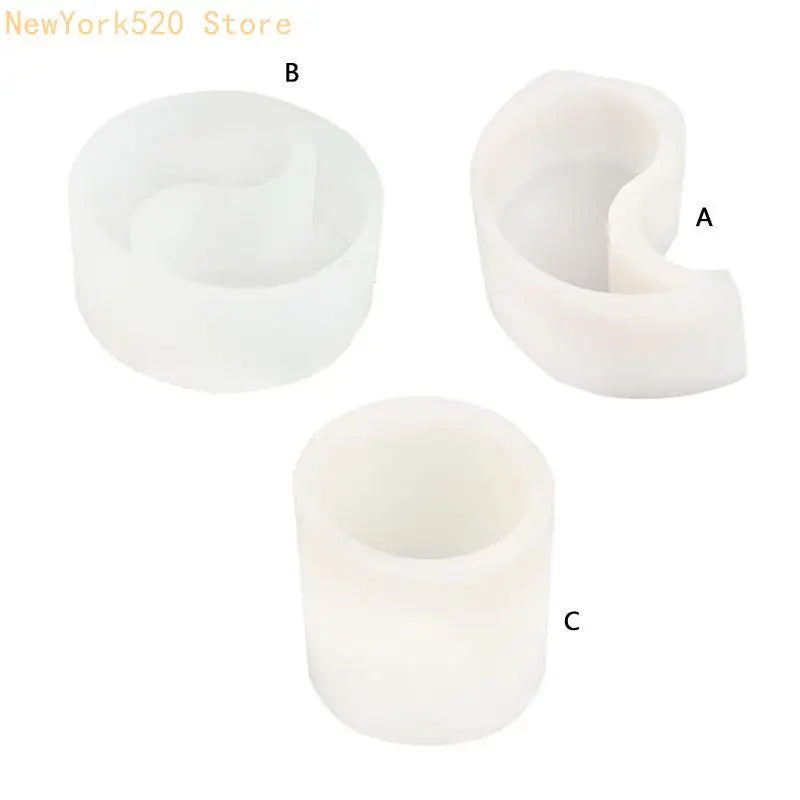 3D Geometric Silicone Craft Mold – Yin Yang Baking & DIY