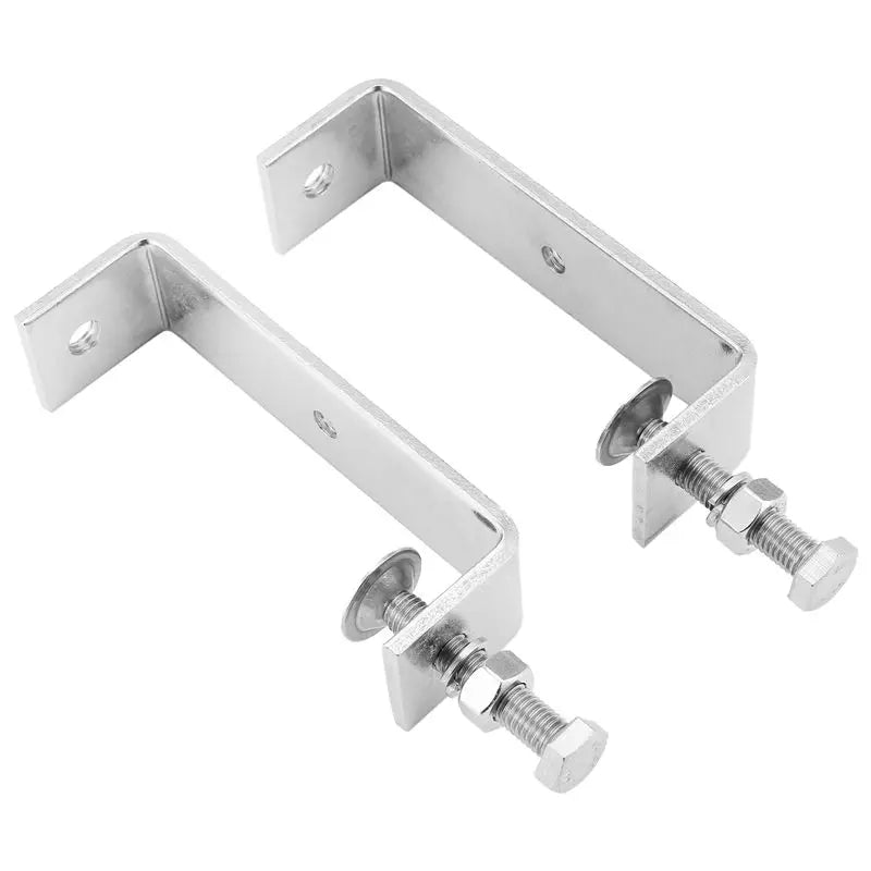 Heavy Duty C Clamp Set 2PCS – Wide Jaw Woodworking Clamps