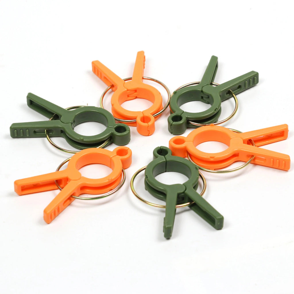 Plastic Garden Plant Support Clips 12-Pack – 2.5cm PP