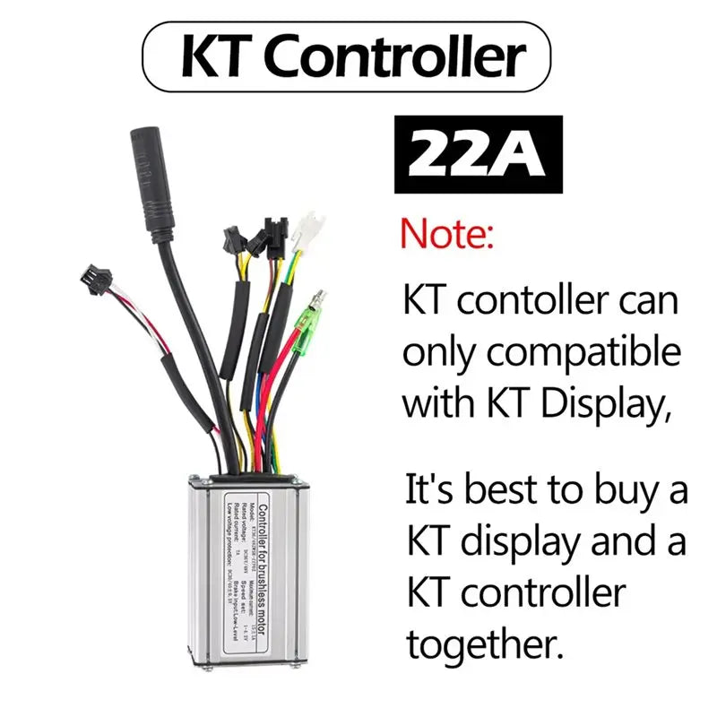 500W 22A KT Brushless Motor Controller + KT-LCD3 Display Kit