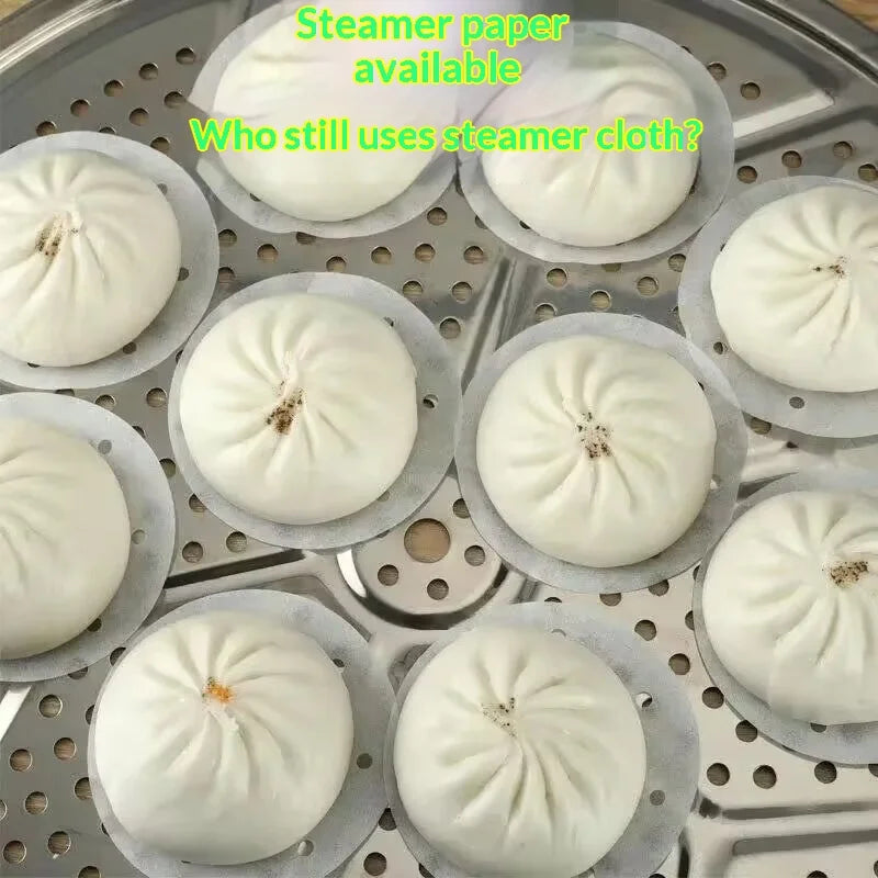 Disposable Perforated Steamer Paper – Non-Stick Bamboo Steamer Liners