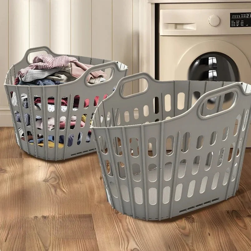 Collapsible Laundry Hamper Basket – Foldable Space Saver