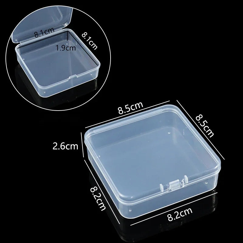 Mini Transparent Plastic Storage Box – Jewelry, Beads & Small Items