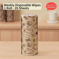 Reusable Tear-Off Kitchen Cleaning Cloth Roll – 20 Sheets