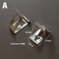 20-Pack Metal Spring Turn Clip Hangers for Frames & Mirrors