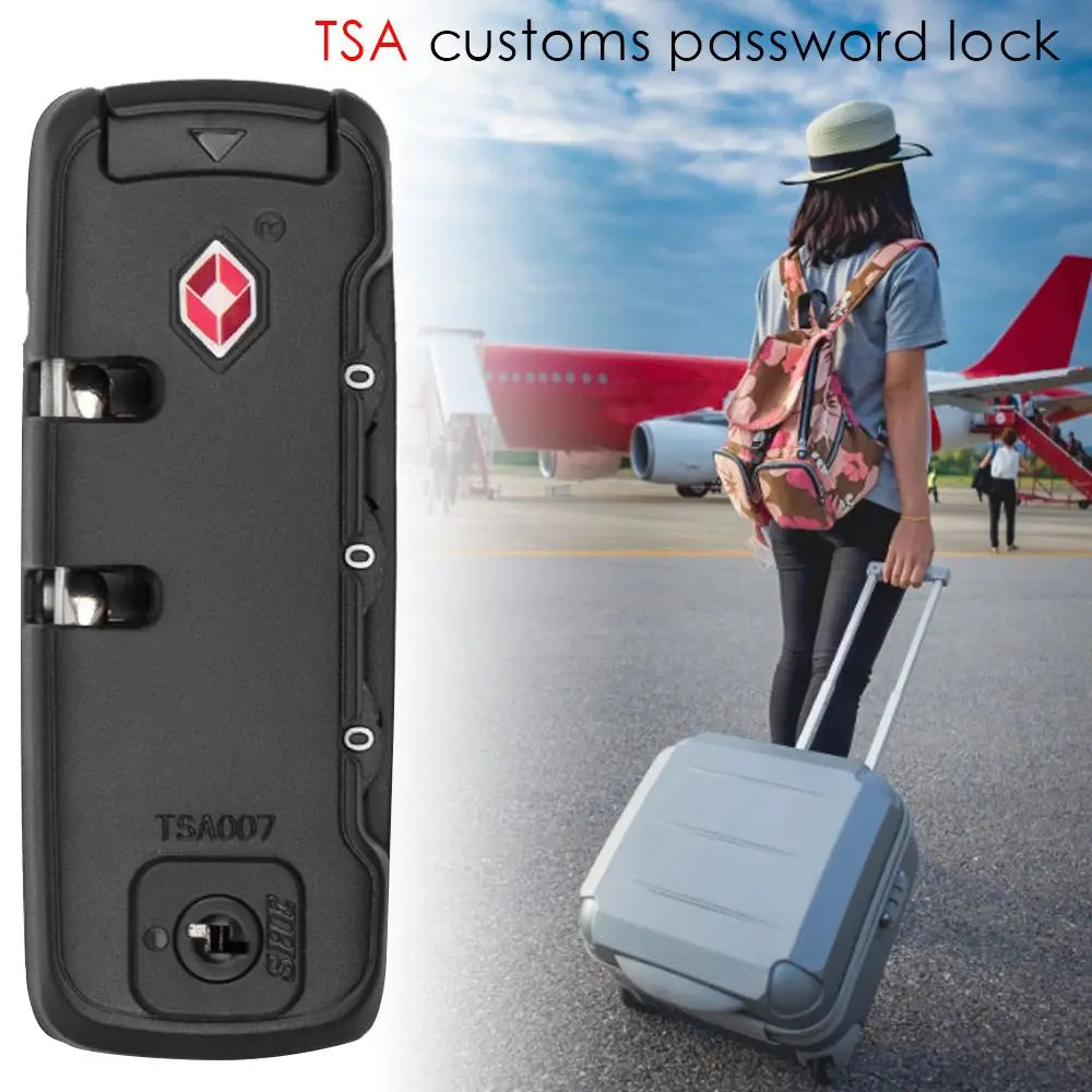 TSA 4-Digit Combination Padlock – Weatherproof Security Lock